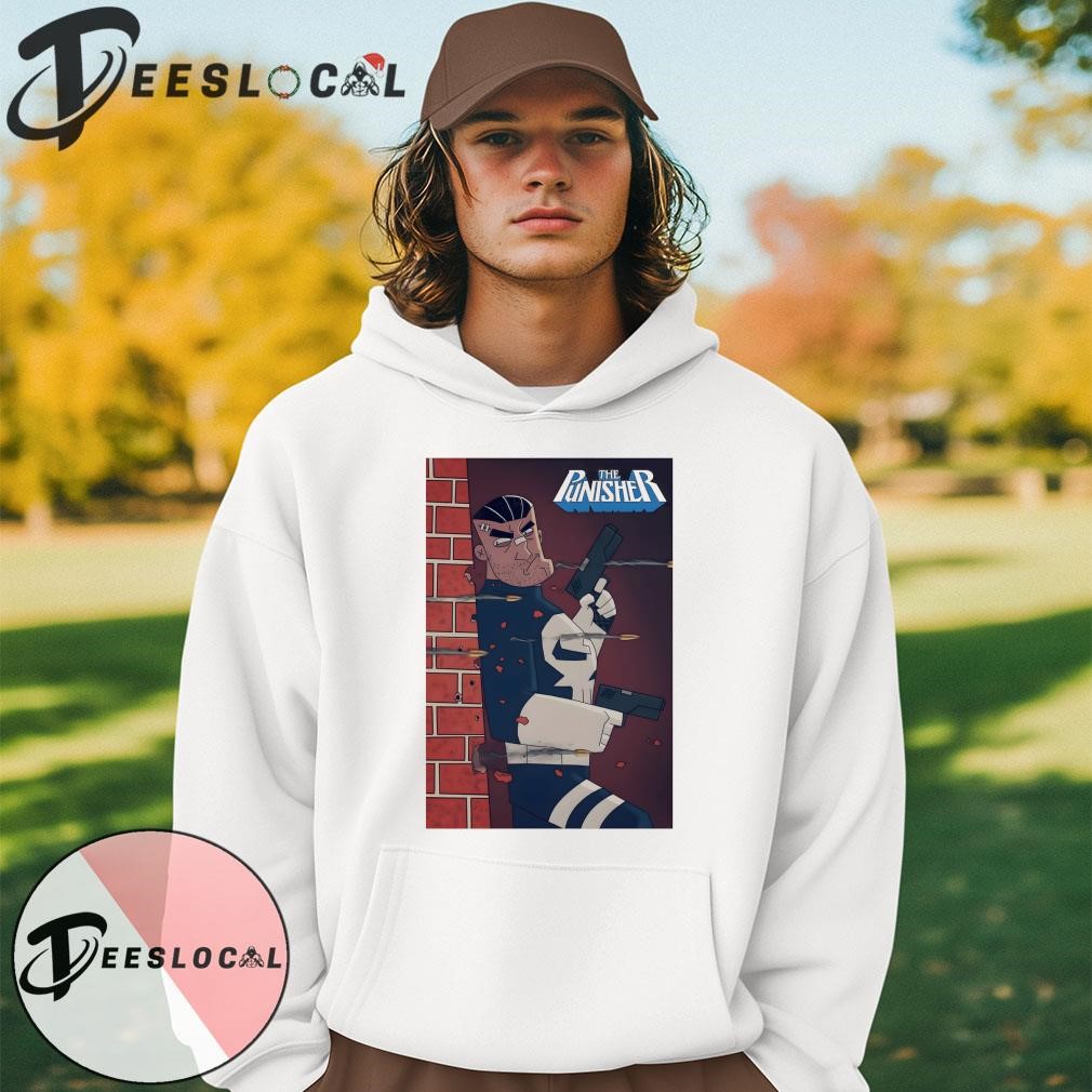 The Punisher take cover under a hail of bullets Marvel Comics