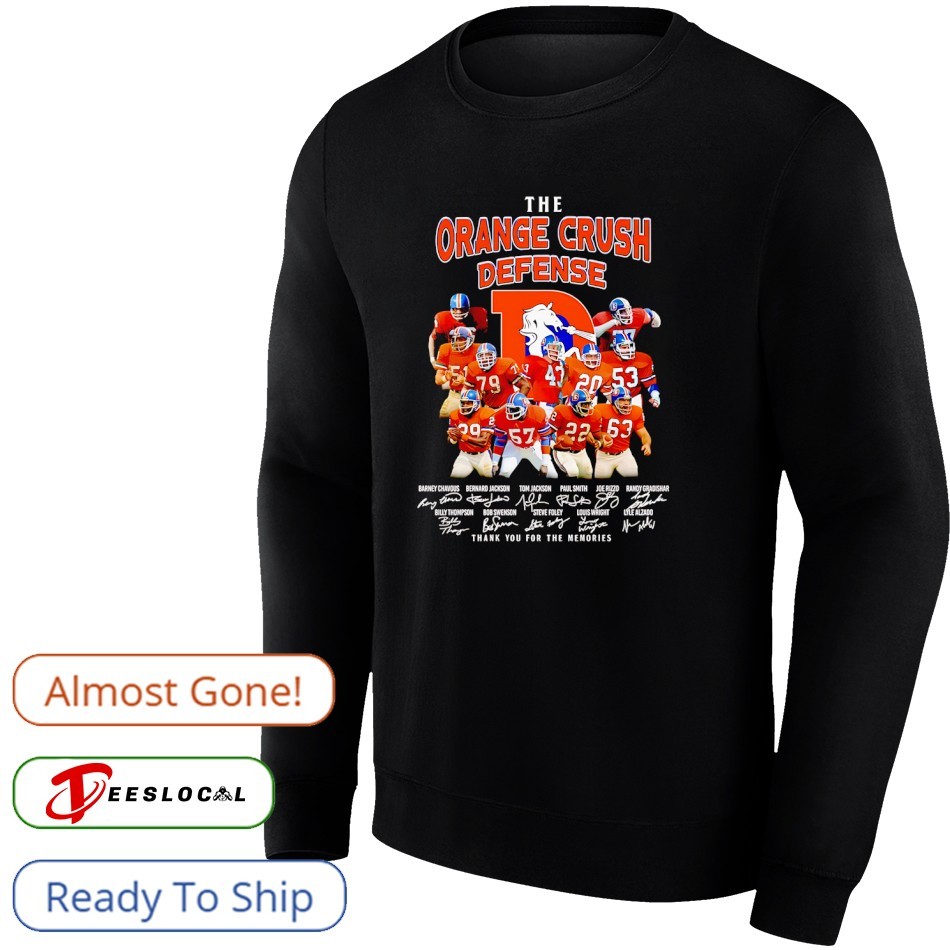 The orange crush defense Denver Broncos thank you for the memories