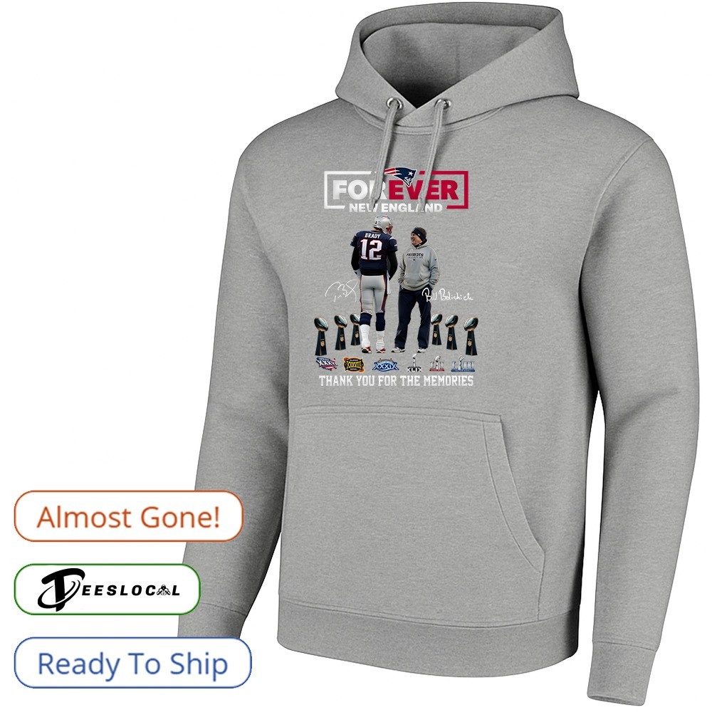 Tom Brady and Bill Belichick Forever New England thank you for the