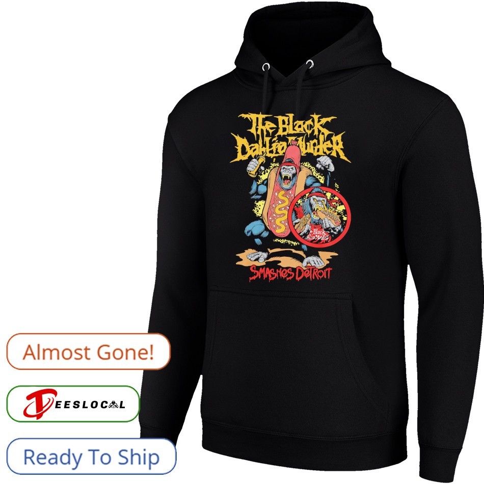 Bigfoot hotdog the black dahlia murder smashes Detroit shirt