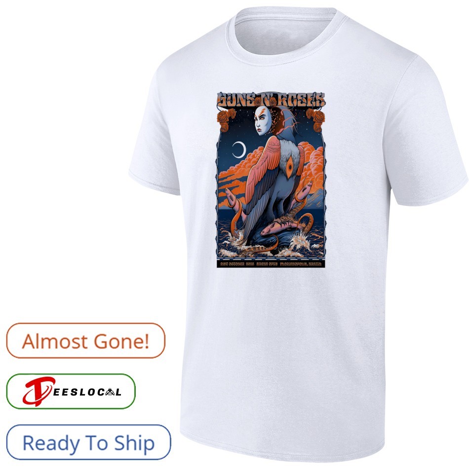 2025 Guns N' Roses Tour Florianopolis Brazil Shirt, hoodie