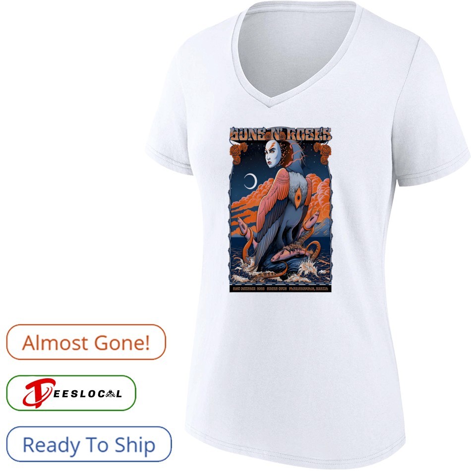 2025 Guns N' Roses Tour Florianopolis Brazil Shirt, hoodie
