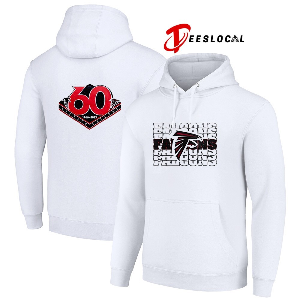 Atlanta Falcons' 60th season 1966 2025 repeat logo shirt
