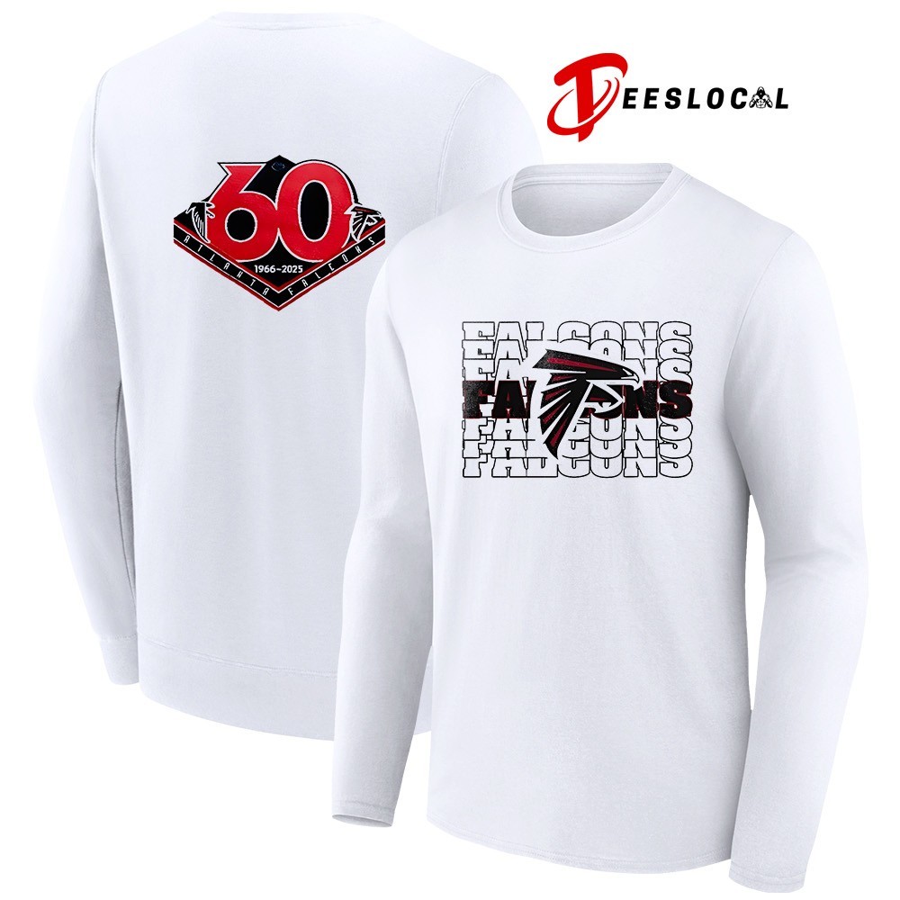 Atlanta Falcons’ 60th season 1966 2025 repeat logo shirt