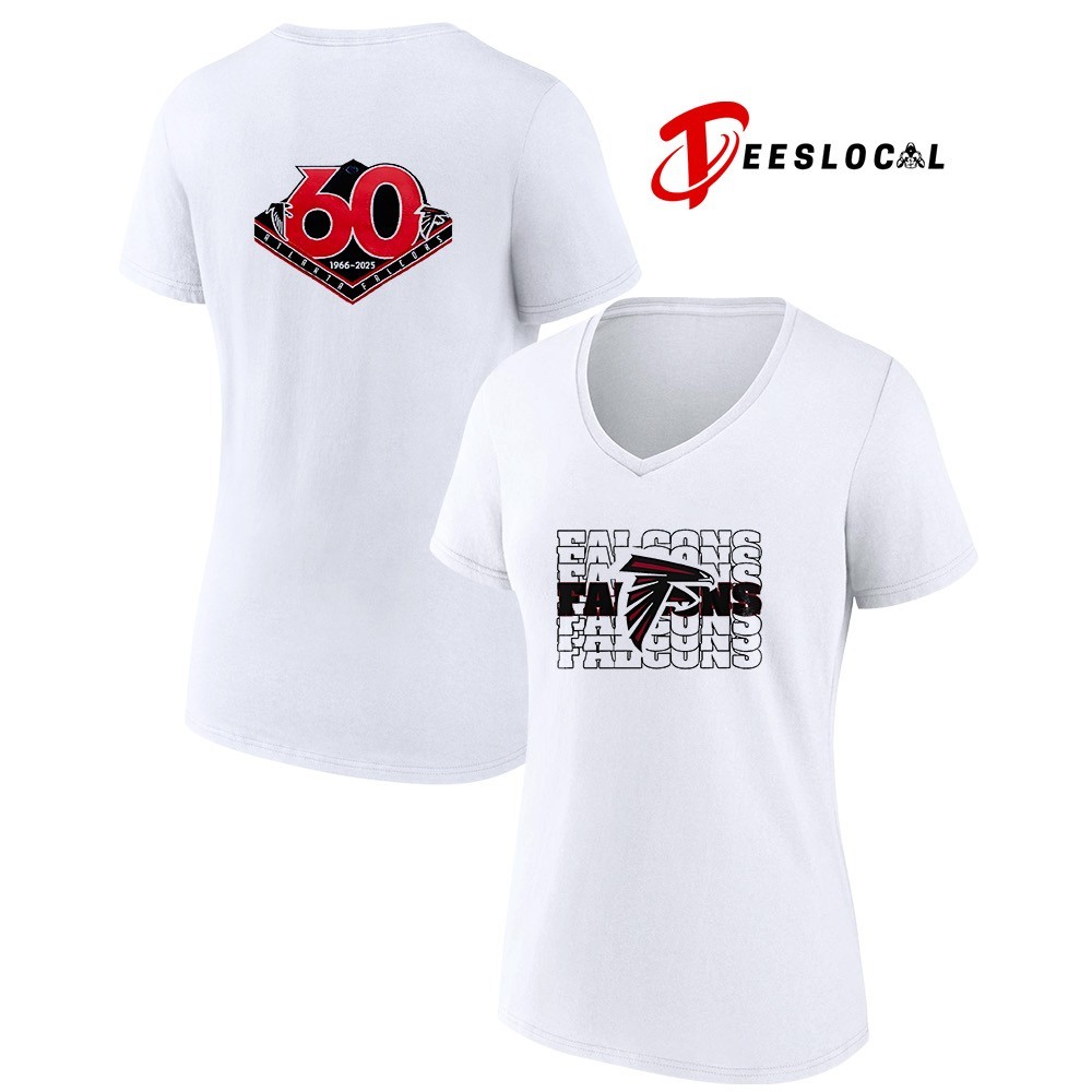 Atlanta Falcons' 60th season 1966 2025 repeat logo shirt, hoodie