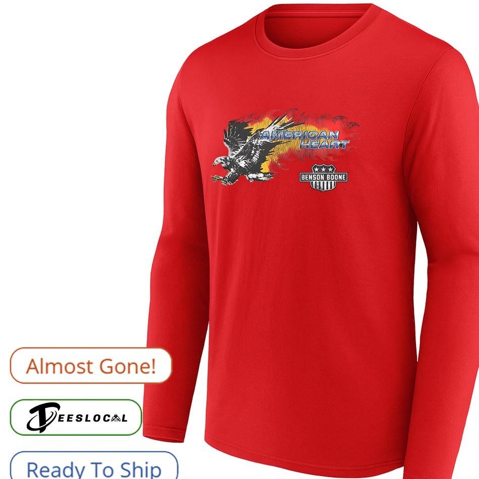 Benson Boone American heart eagle shirt, hoodie, sweater, long