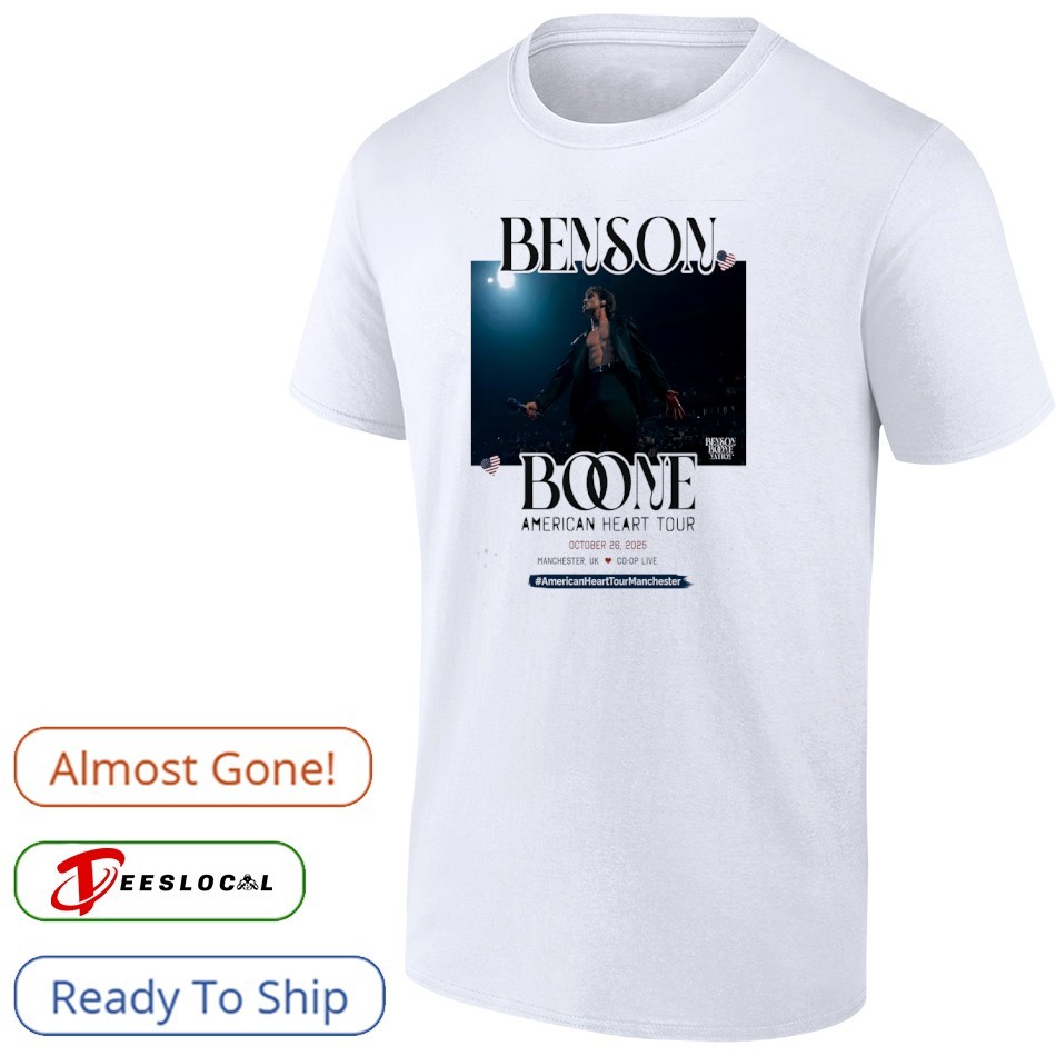 【即購入可】benson boone American heart 公式tシャツ 即購入可】benson boone American heart 公式tシャツ