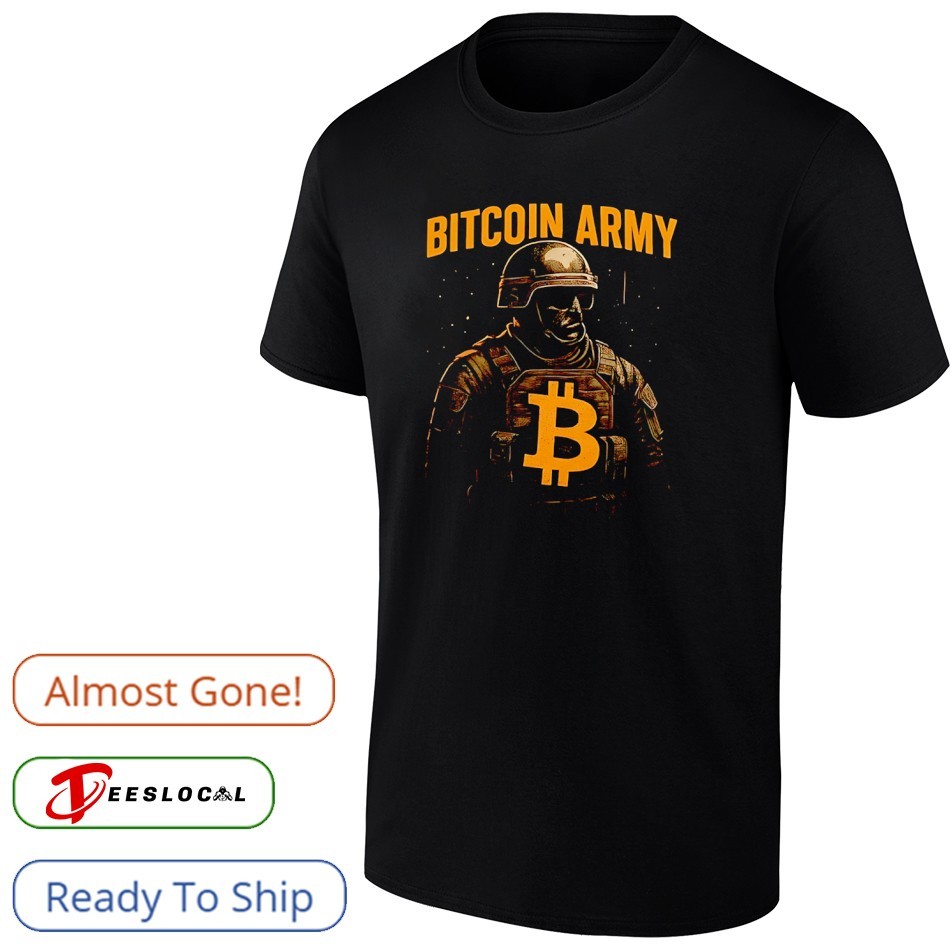 Bitcoin Army logo shirt, hoodie, sweater, long sleeve and tank top