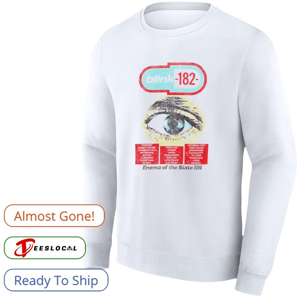 Blink-182 Enema of the State tour 2000 vintage shirt