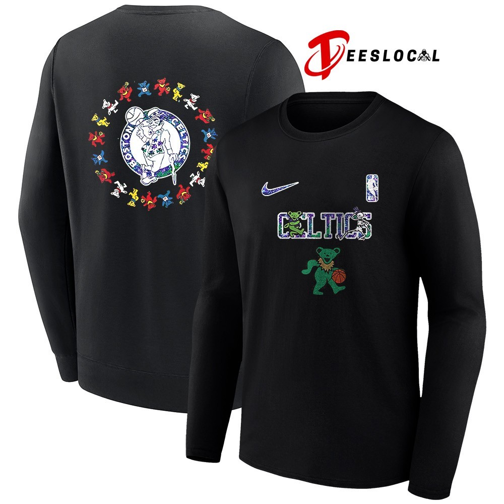 Boston Celtics Grateful Dead 60th anniversary bears shirt, hoodie