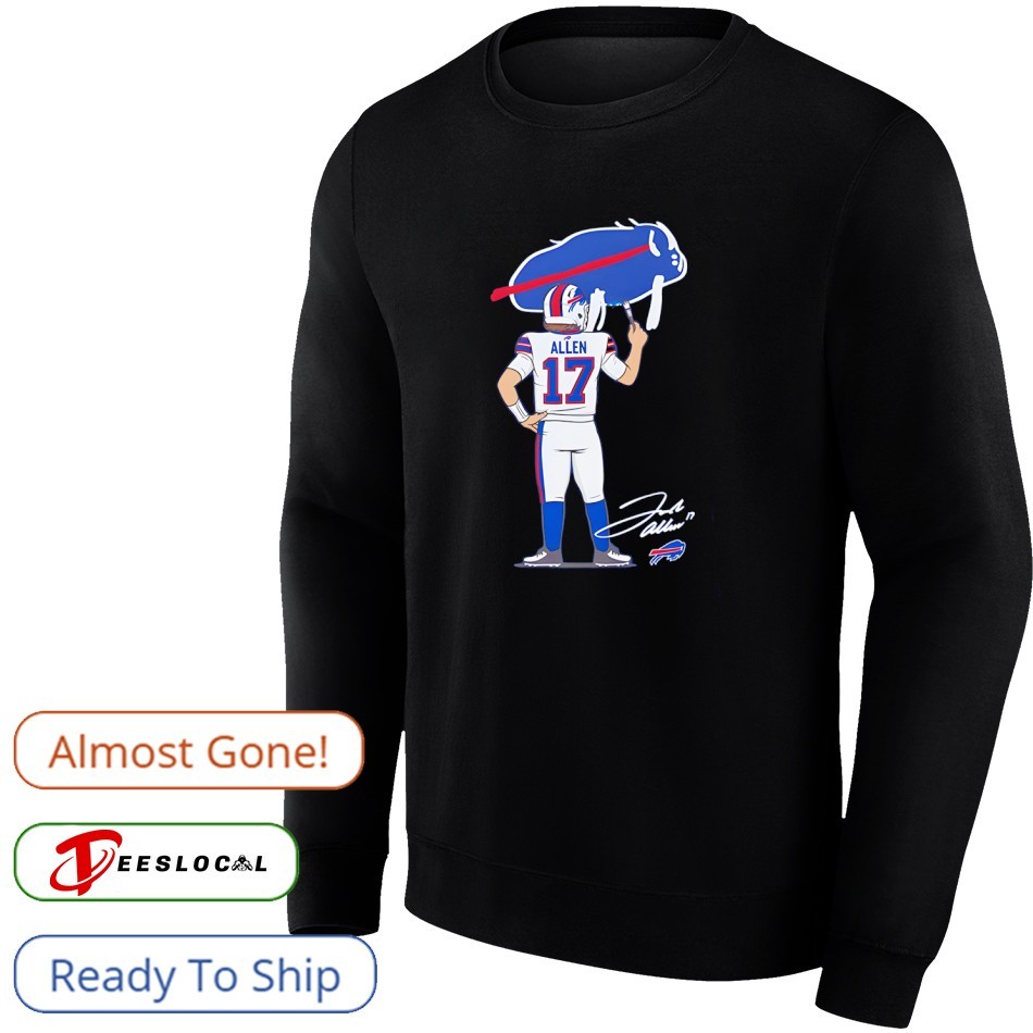 Buffalo Bills New Era Billustration Josh Allen Signature Shirt