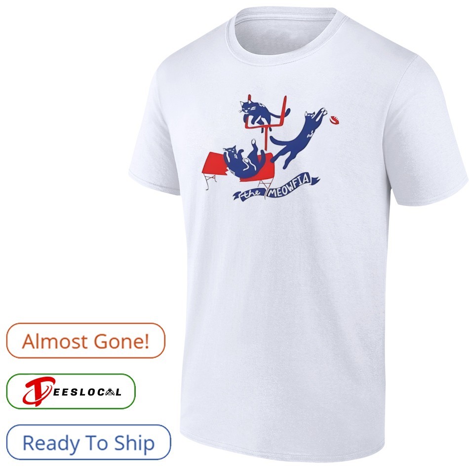 Buffalo Bills football meowfia the cat shirt