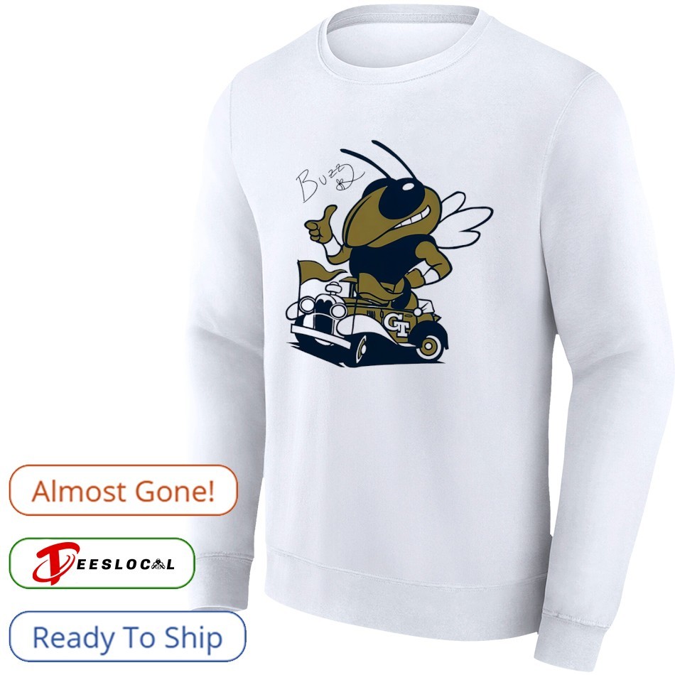 Buzz mascot of Georgia Tech Yellow Jackets shirt