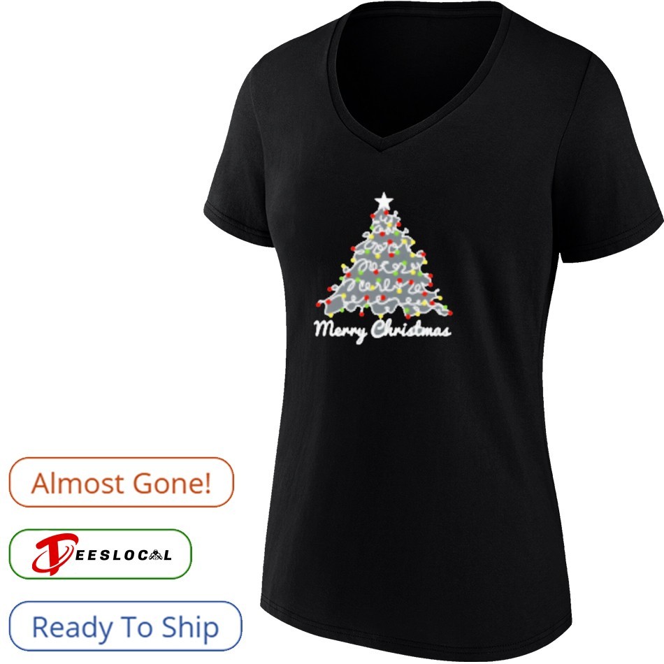 Christmas Tree Tangled Lights Shirt