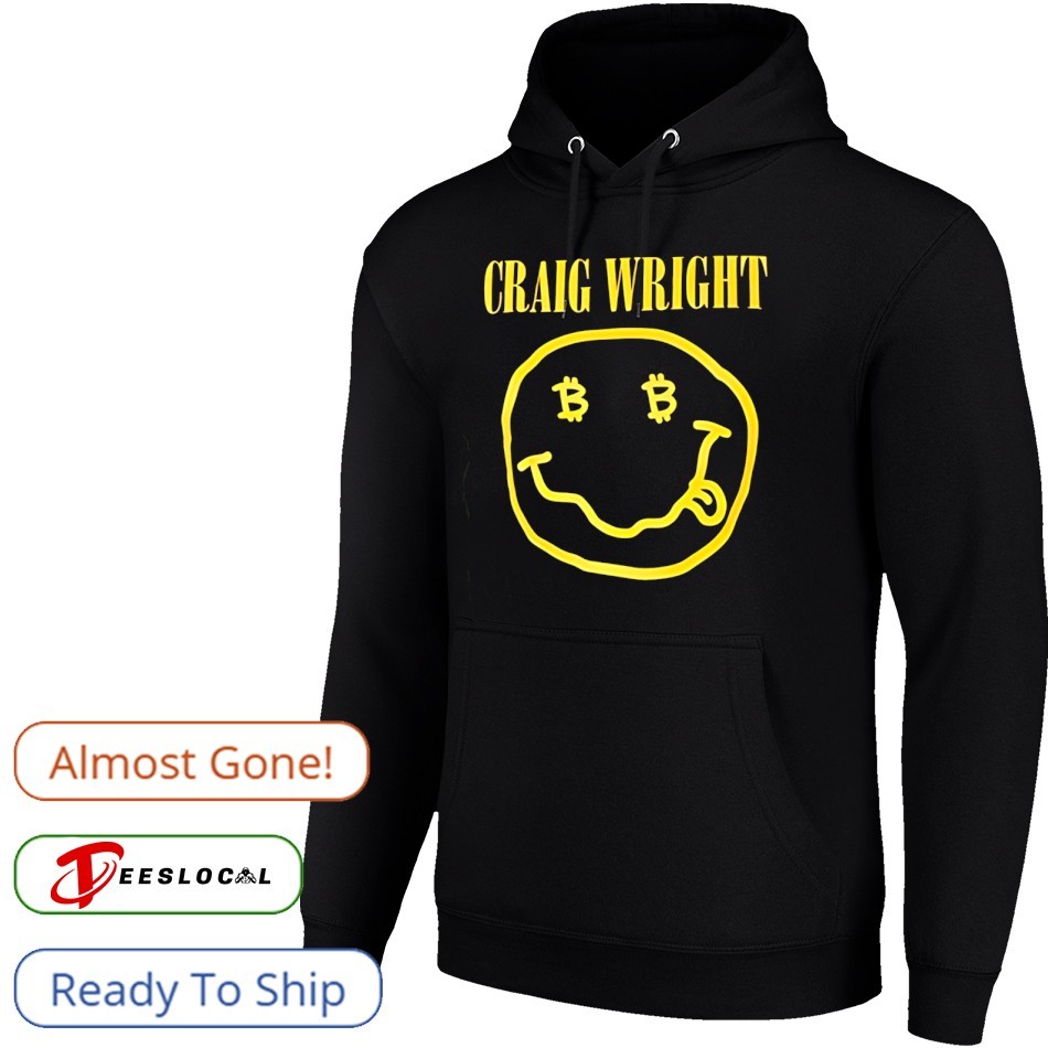 Craig wright bitcoin emoji shirt, hoodie, sweater, long sleeve and tank top