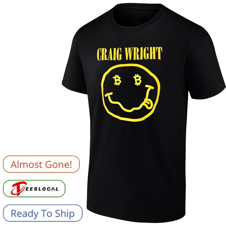 Craig wright bitcoin emoji shirt, hoodie, sweater, long sleeve and tank top