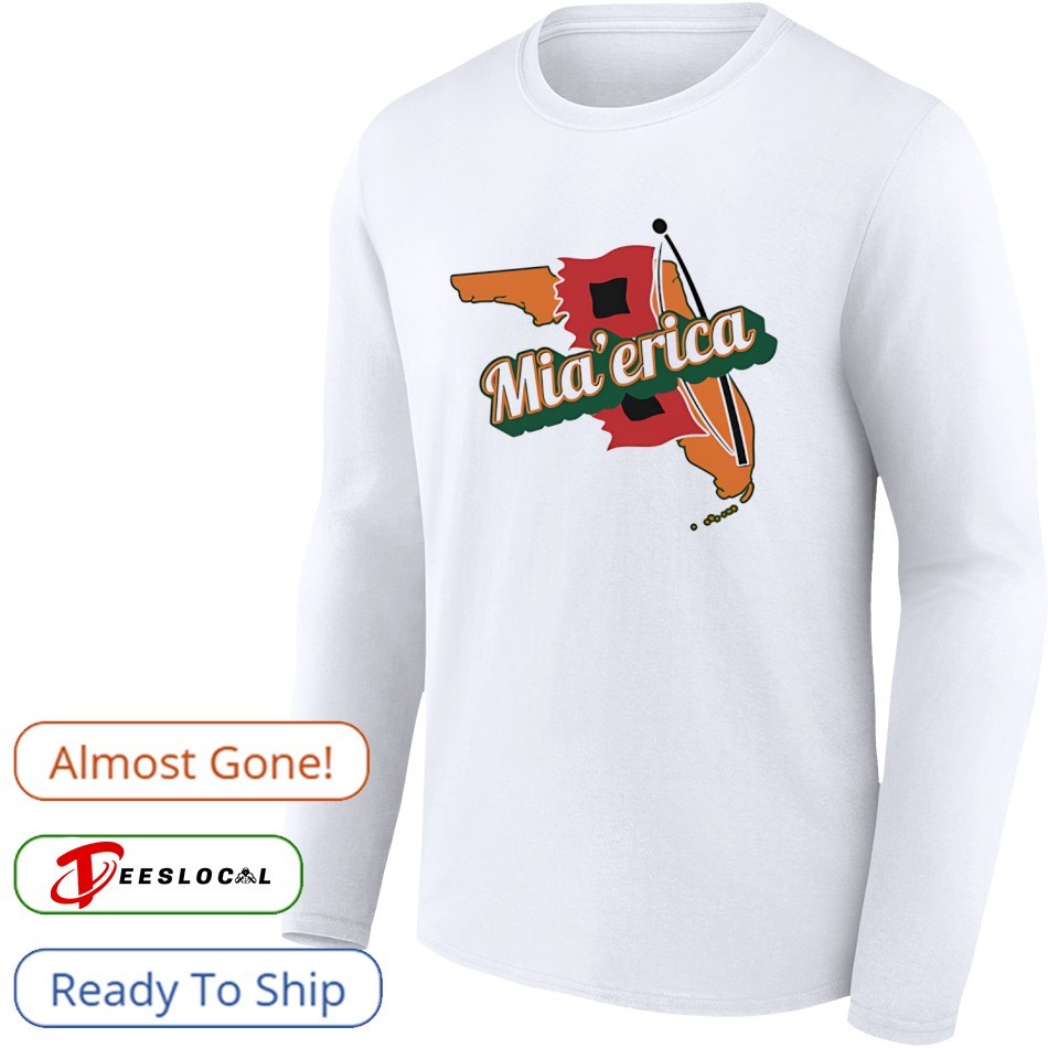 Florida x Miami as Miami Hurricanes vs Florida State Seminoles shirt