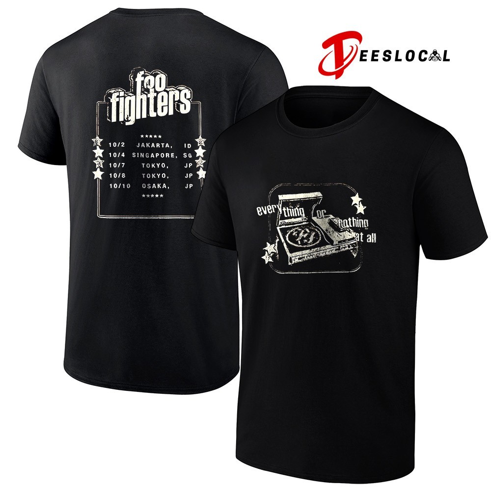 Foo Fighters Tokyo 2025 everything or nothing at all tour schedule