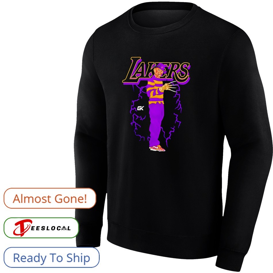 Freddy Lakeshow Los Angeles Lakers Halloween shirt