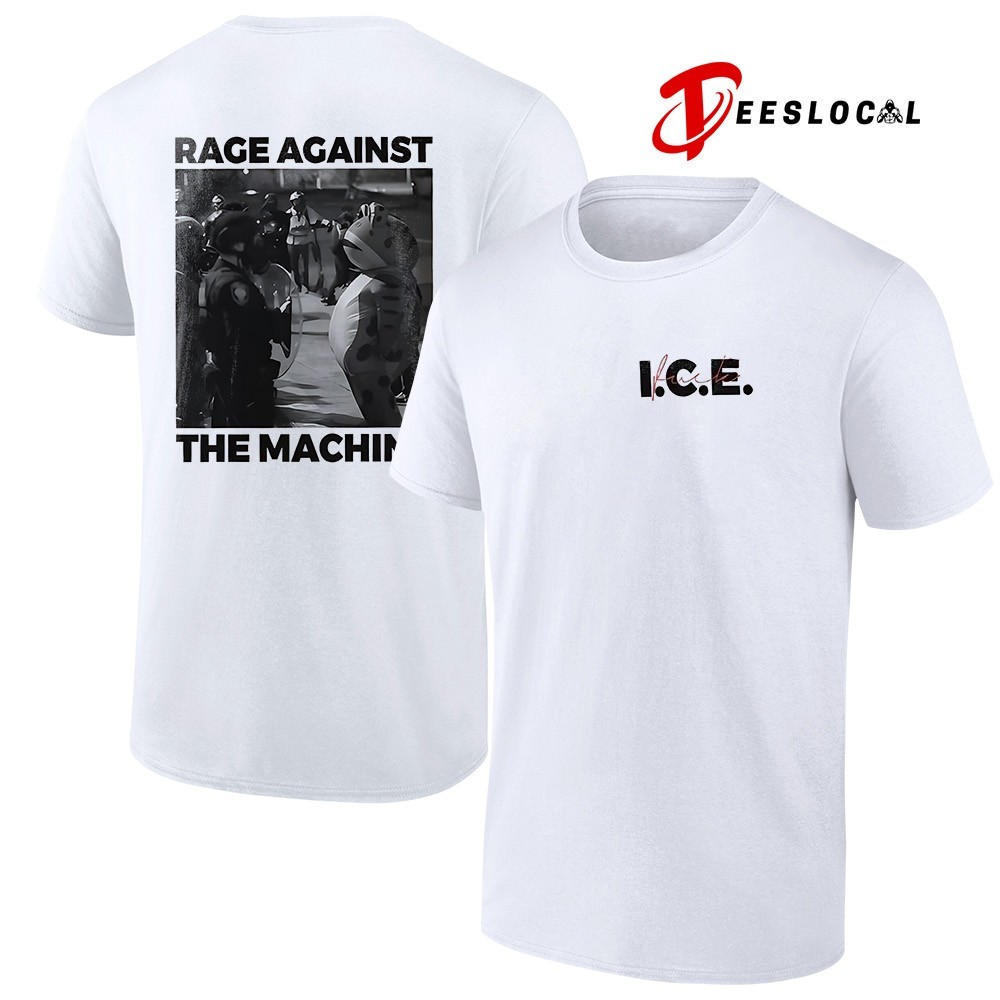 Fuck ICE rage against the machine Portland Frog photo shirt