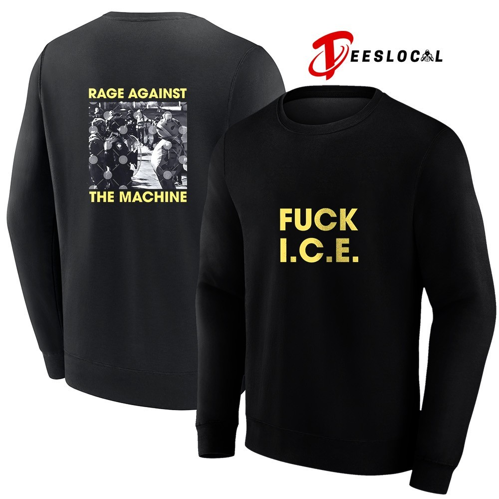 Fuck ICE rage against the machine Portland frog shirt, hoodie