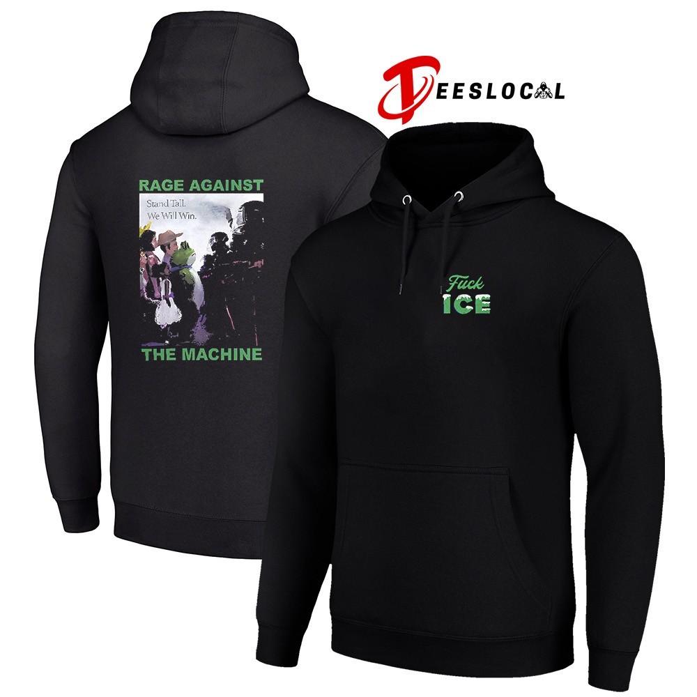 Fuck ICE rage against the machine stand tall we will win Portland