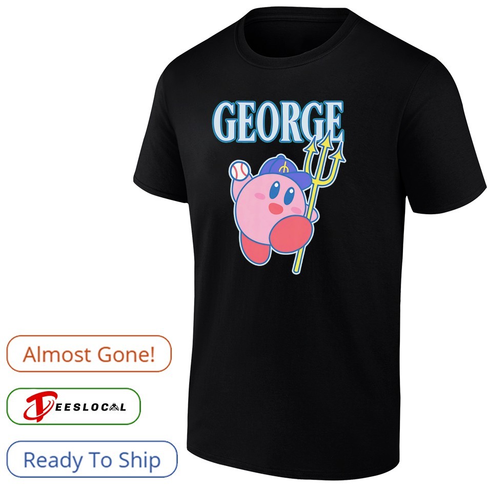 George Kirby Seattle Mariners baseball cartoon parody shirt
