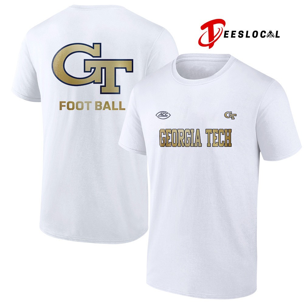 Georgia Tech Yellow Jackets golden wordmark shirt