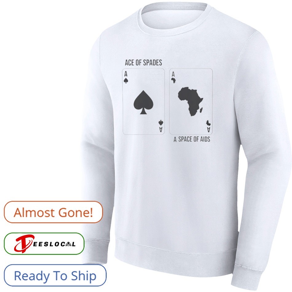 Grandpa Ace Of Spades Space Of Aids Shirt
