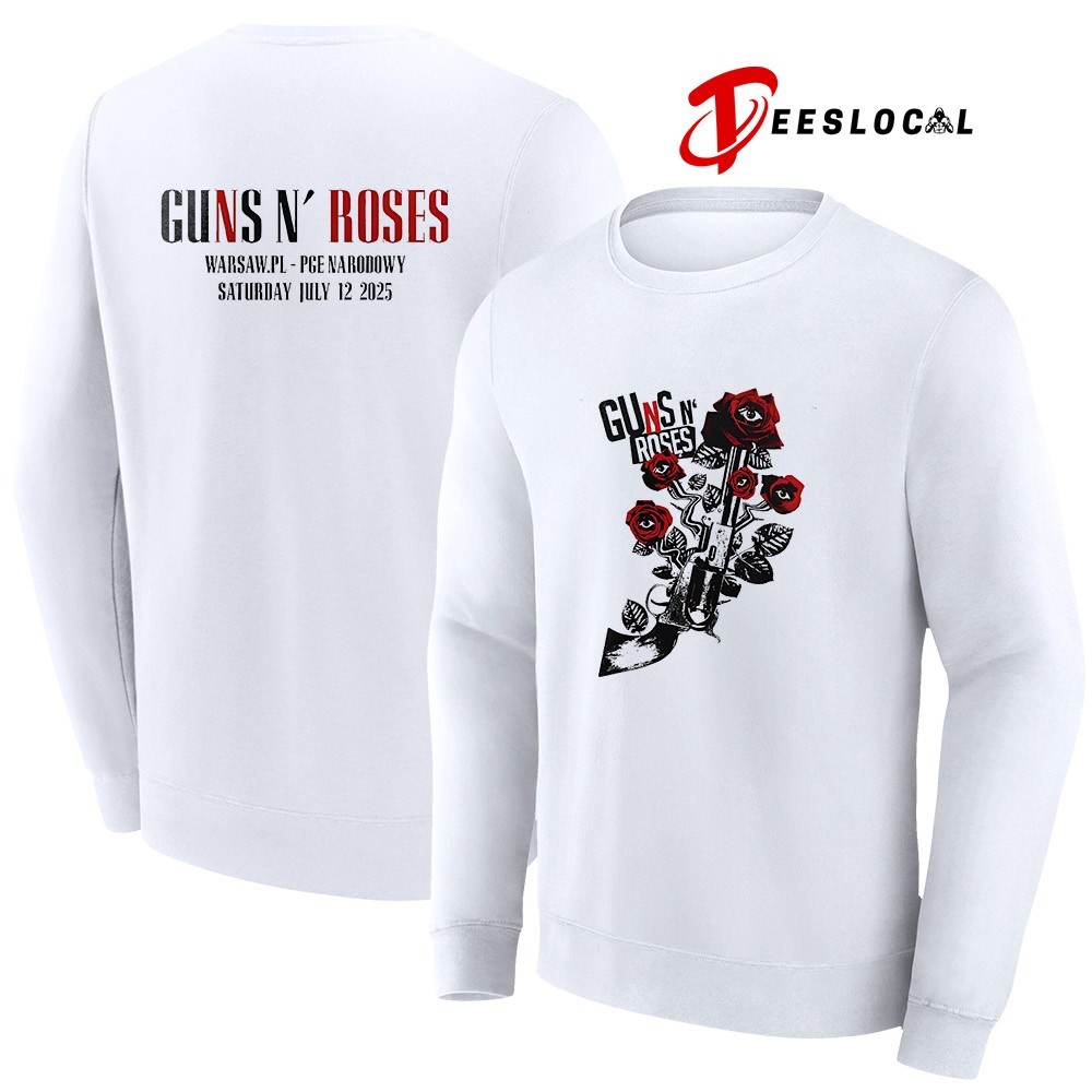 Guns N' Roses World Tour to Warsaw 2025 shirt, hoodie, sweater