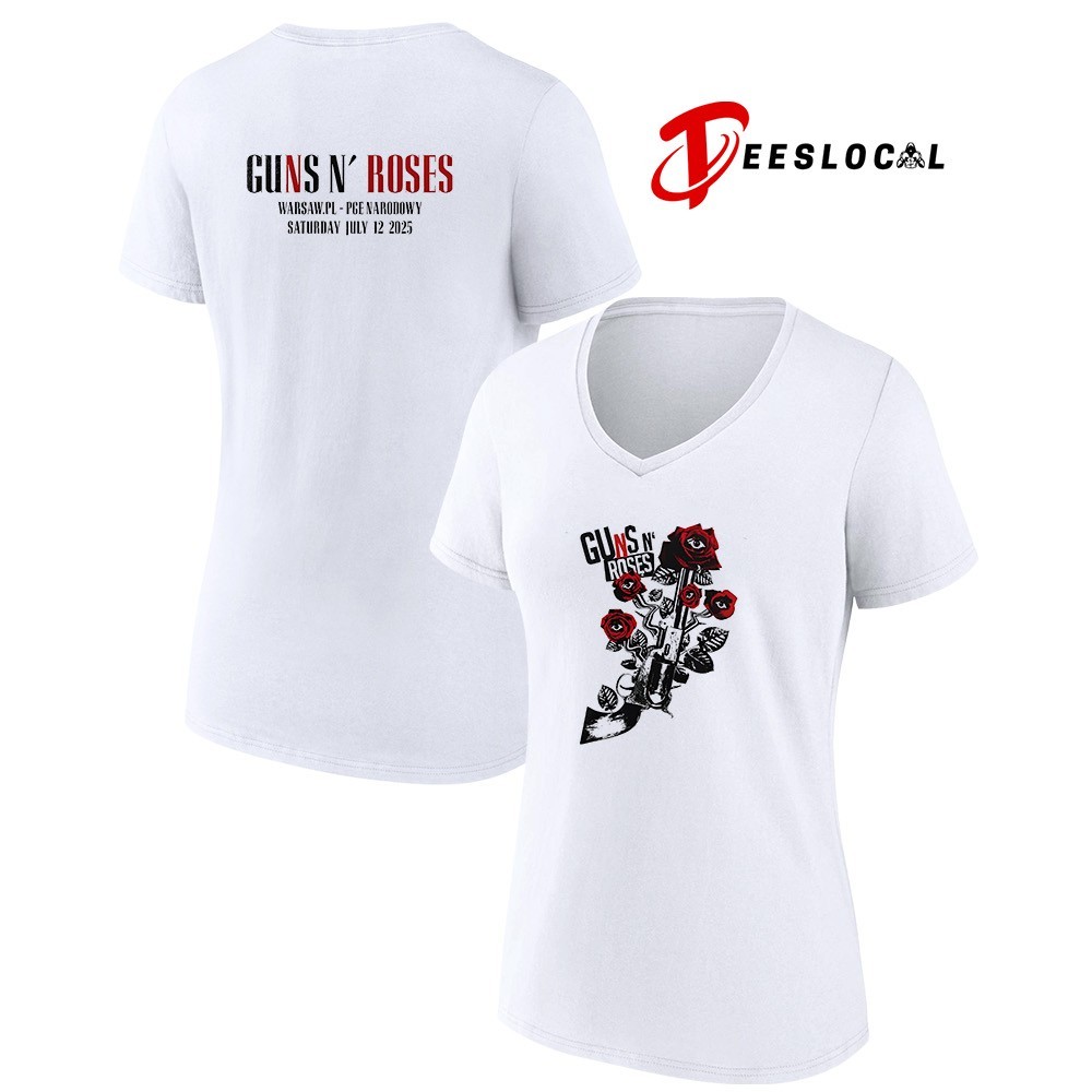 Guns N' Roses World Tour to Warsaw 2025 shirt, hoodie