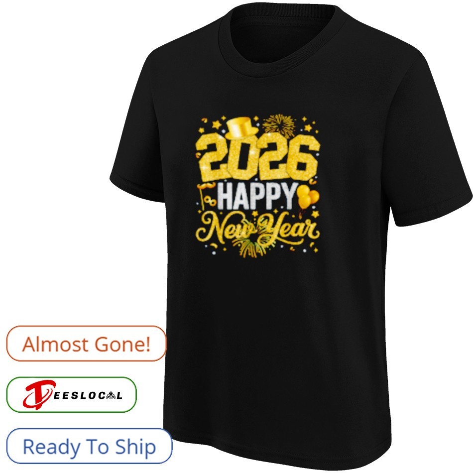 Happy New Year Party 2026 Ballon Family Shirt, hoodie, sweater