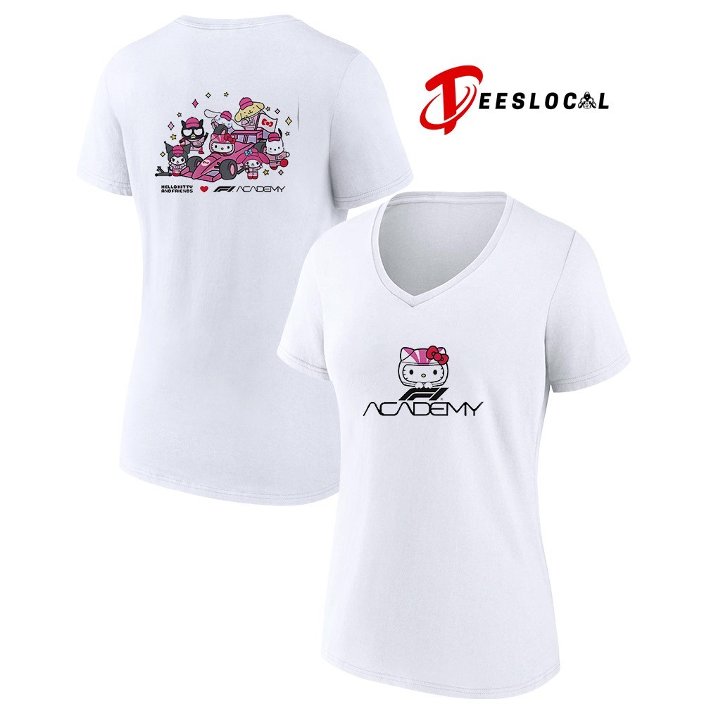 Hello Kitty and Friends x F1 Academy shirt, hoodie, sweater, long