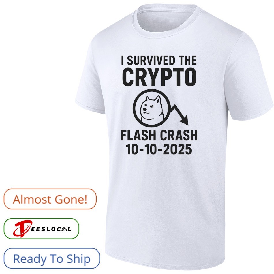 I survived the Crypto flash crash 10 10 2025 shirt, hoodie, sweater, long  sleeve and tank top