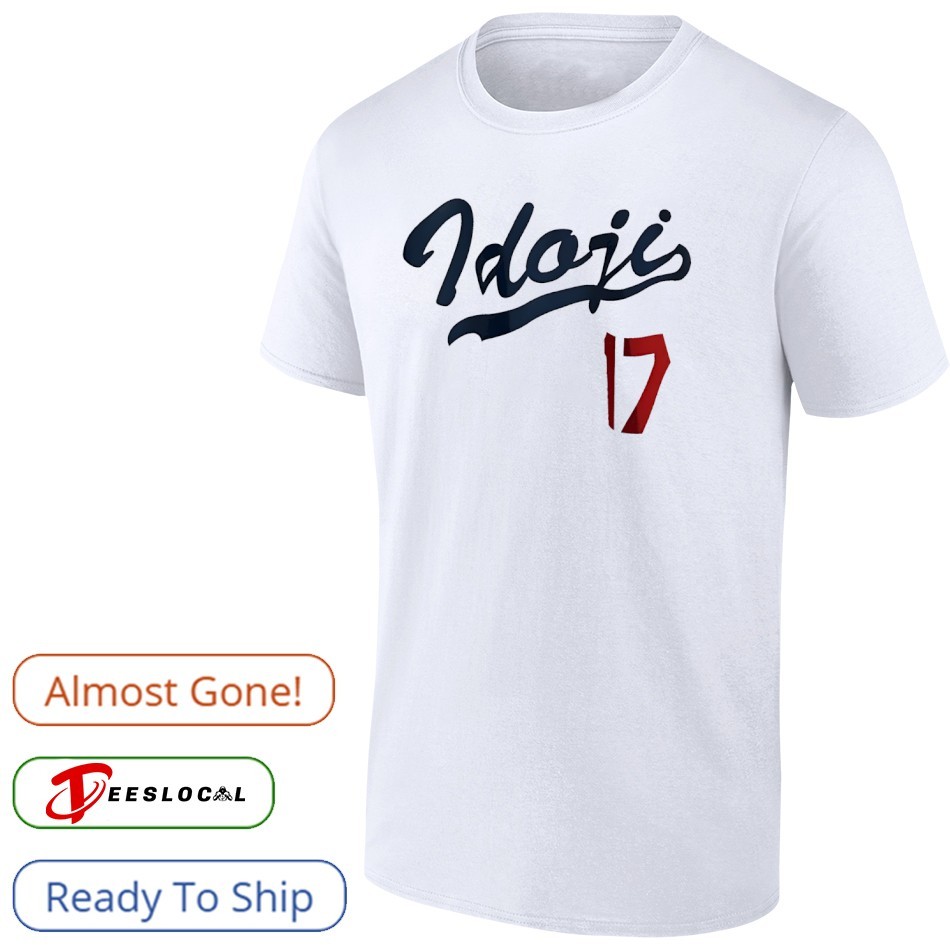 Idoji Shohei Ohtani 17 Los Angeles Dodgers baseball shirt, hoodie