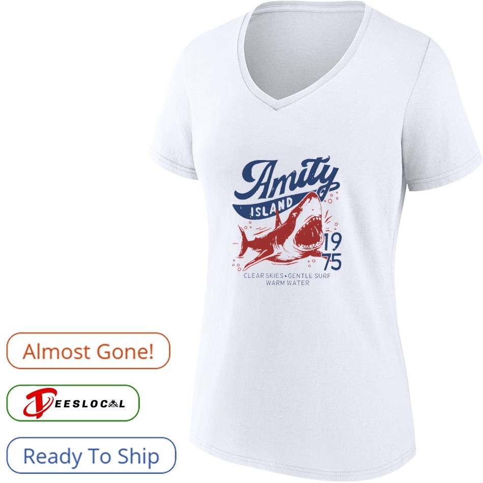 Jaws Amity Island Surf Board Tank Top - Offiziell Lizenzierte Fan Kleidung