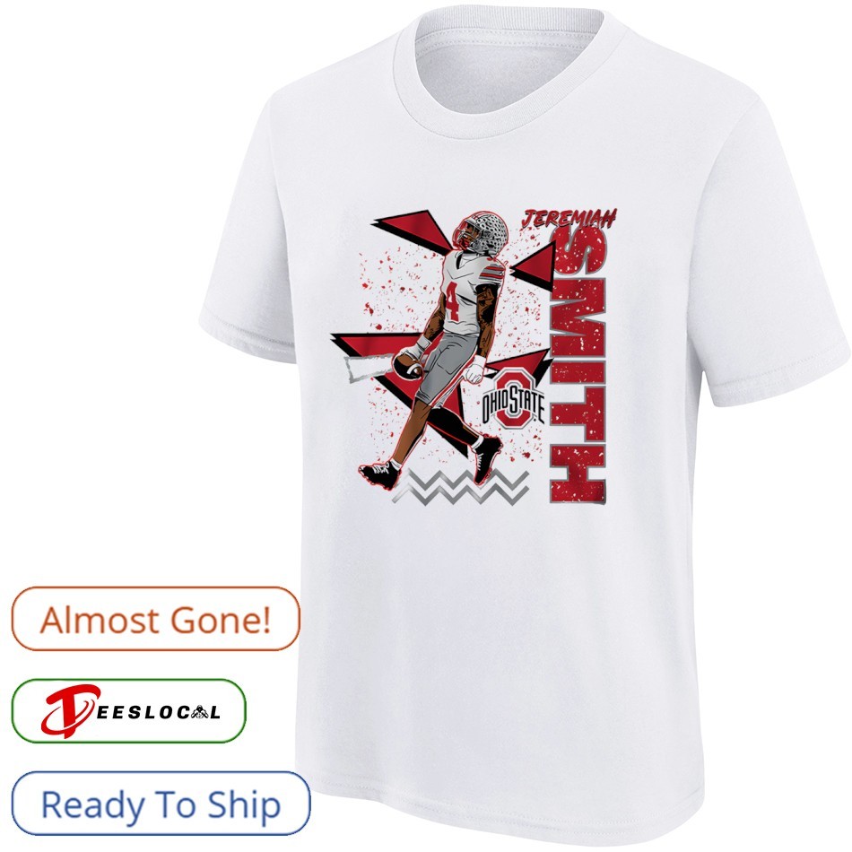 Jeremiah Smith Ohio State Buckeyes National Championship Football Shirt