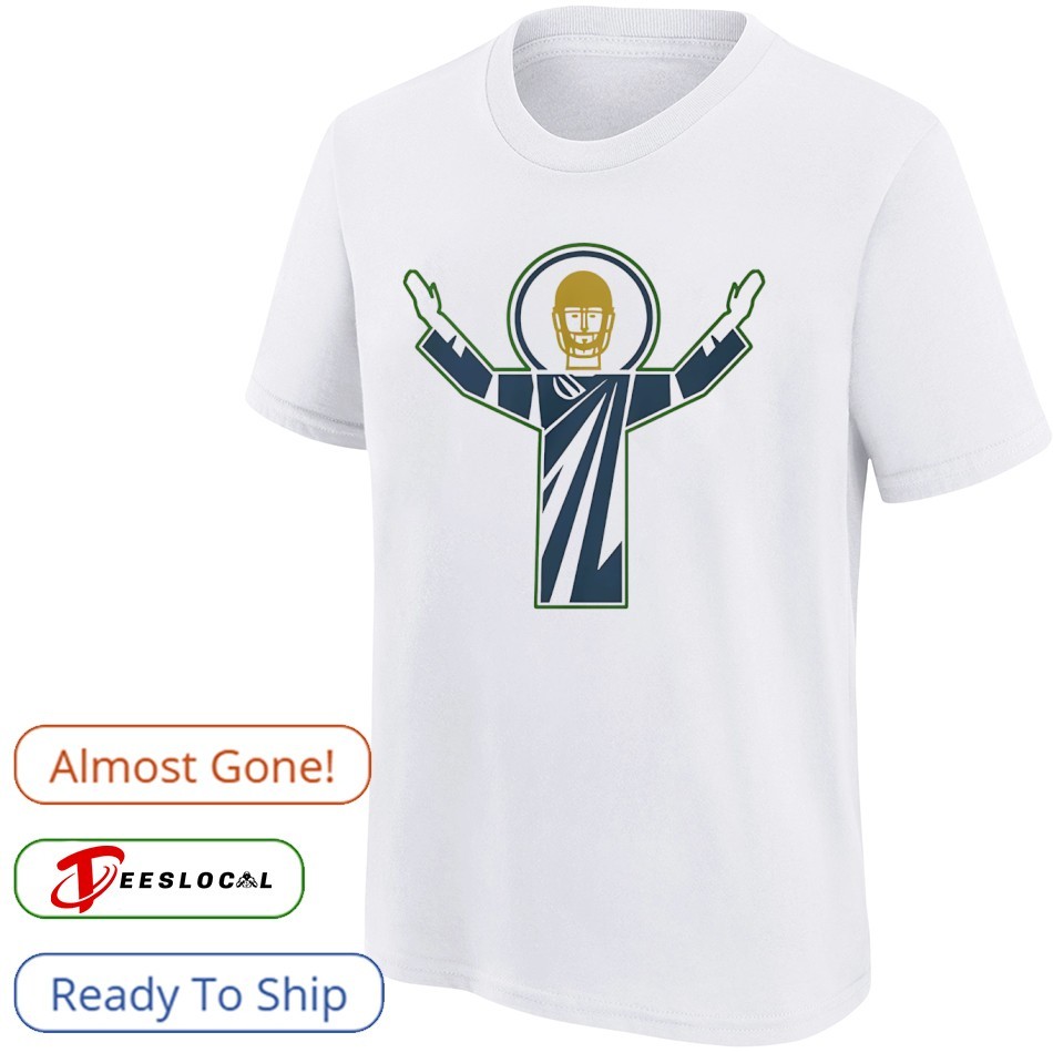 Jesus x Notre Dame Fighting Irish football shirt