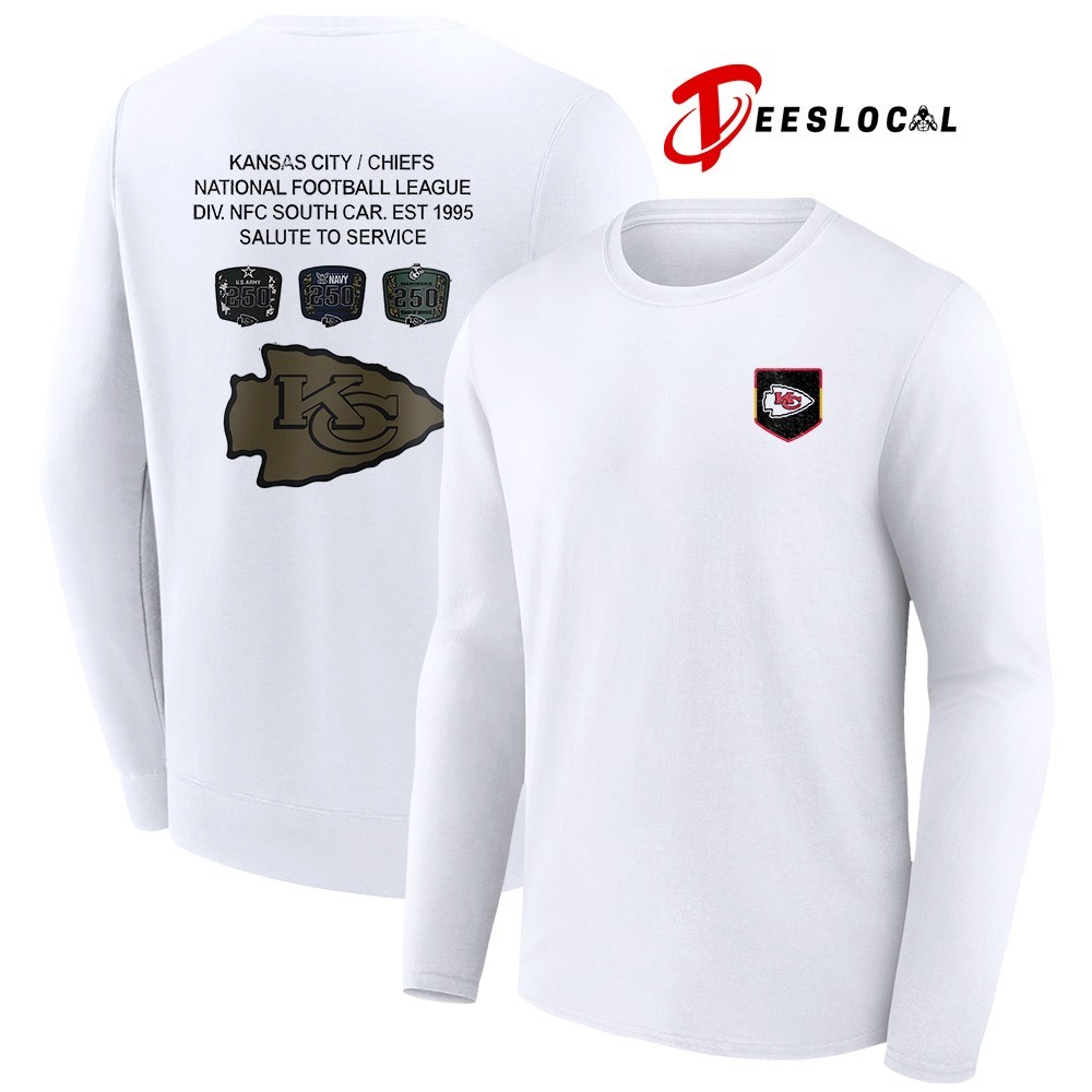 chiefs salute to service long sleeve