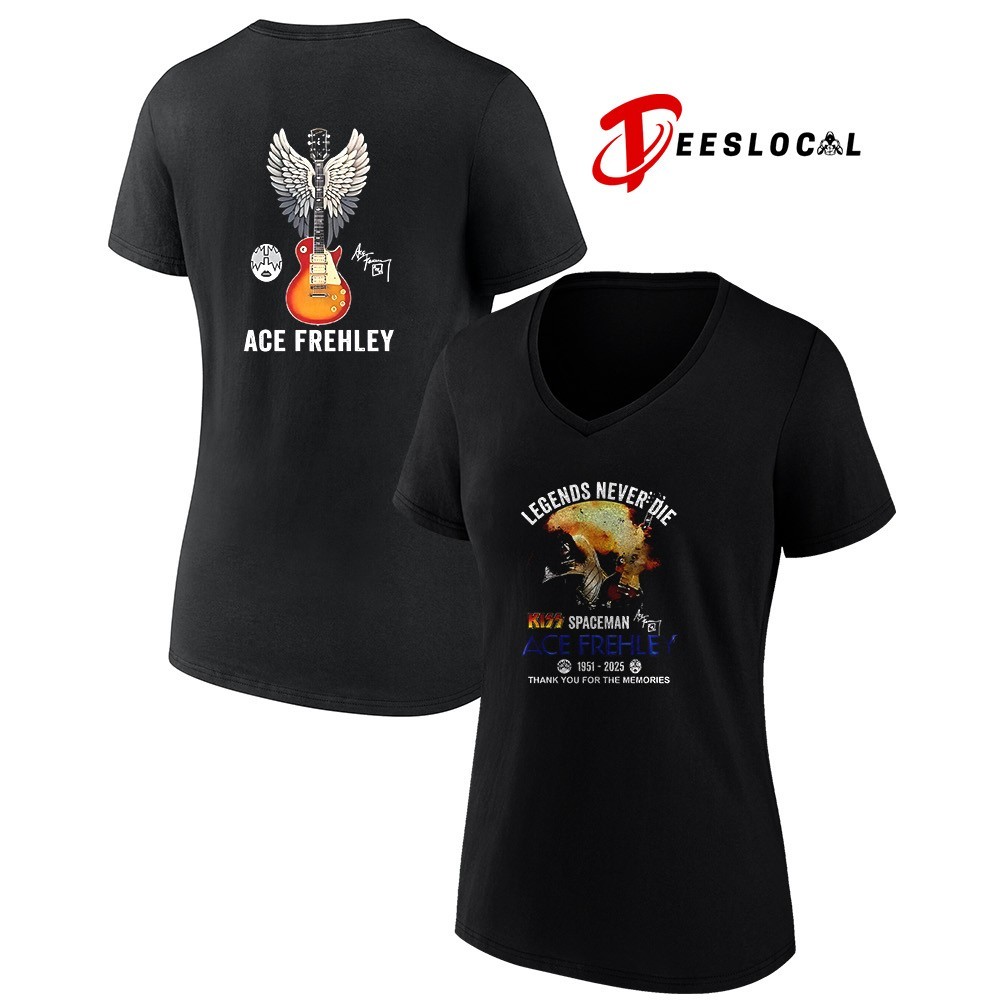 Kiss Ace Frehley legend never die Spaceman signature shirt, hoodie