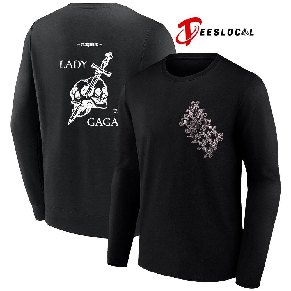 Lady Gaga the Mayhem Ball 2025 2026 skull shirt, hoodie, sweater