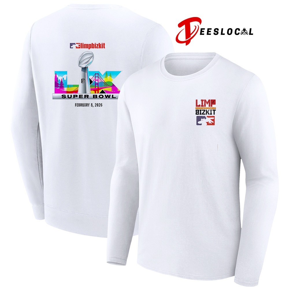 Limp Bizkit X Super Bowl LX 2026 Halftime concert logo shirt