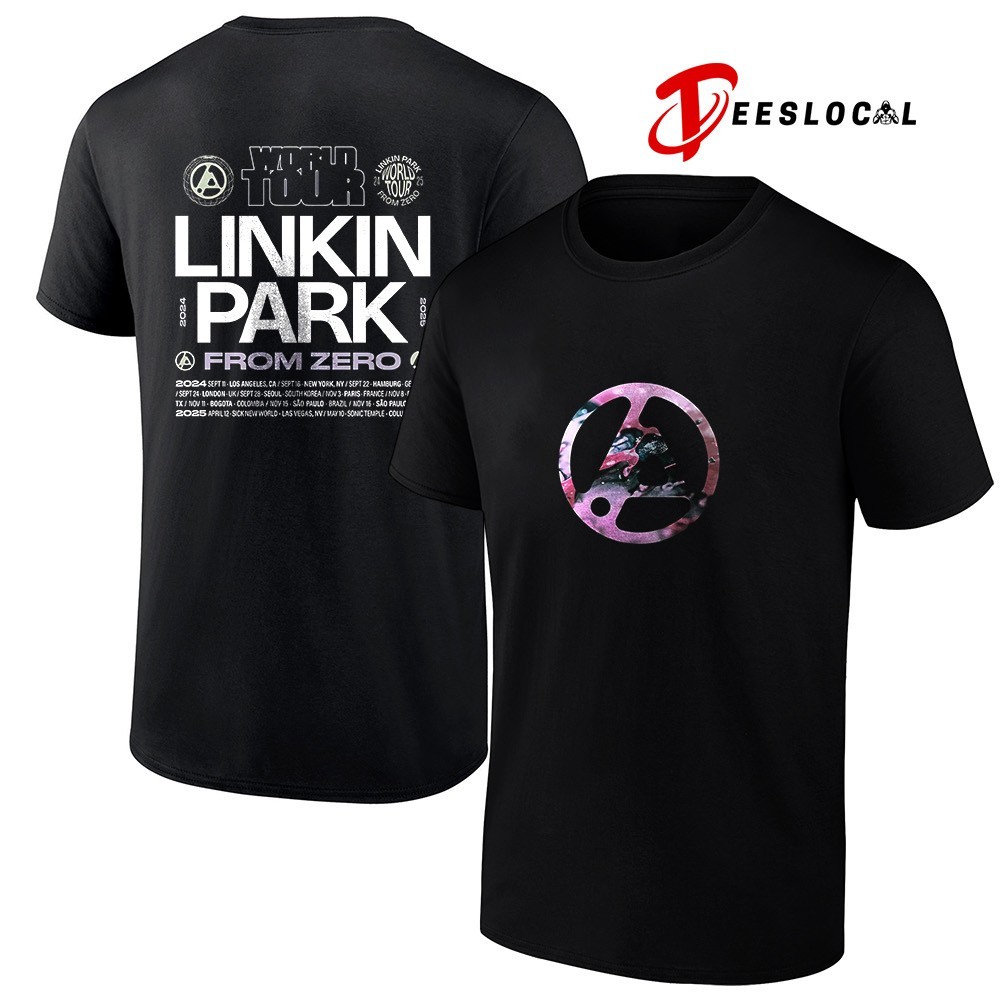 Linkin Park From Zero World Tour 2024 2025 logo shirt