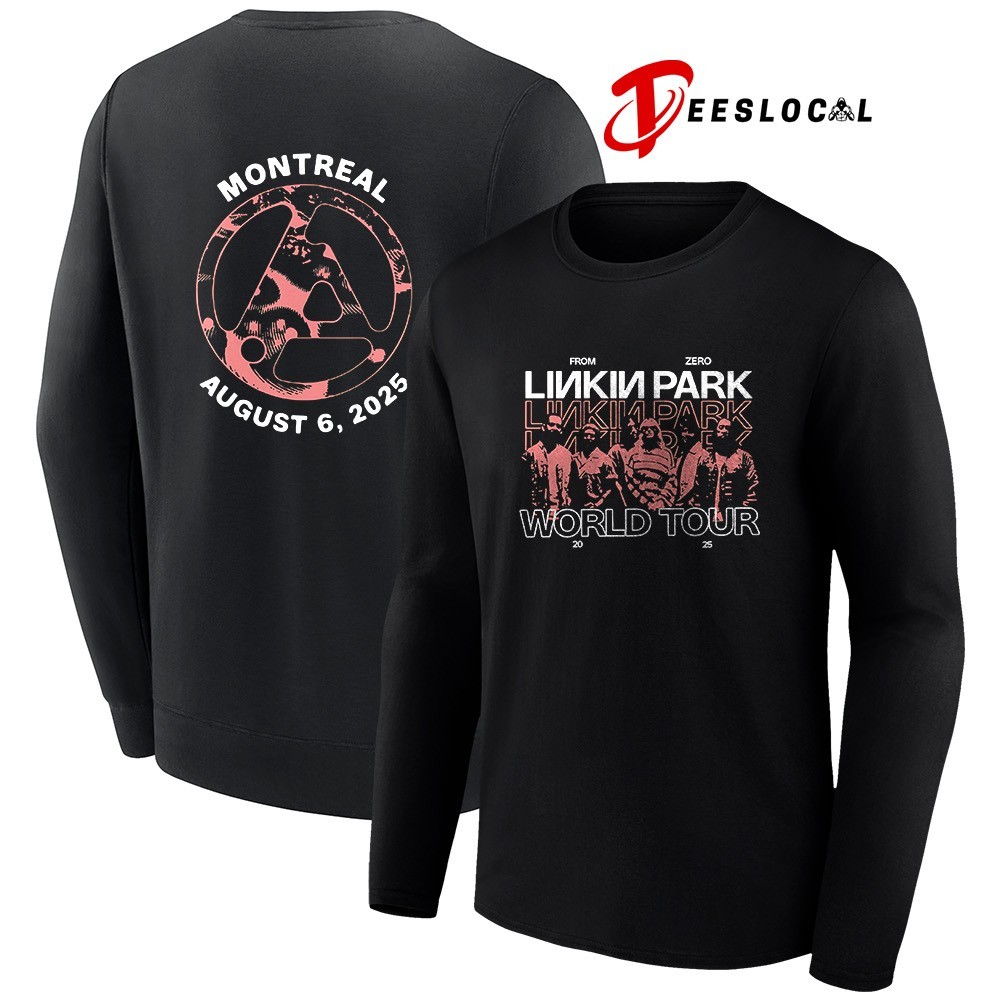Linkin Park From Zero World tour Montreal 2025 shirt, hoodie