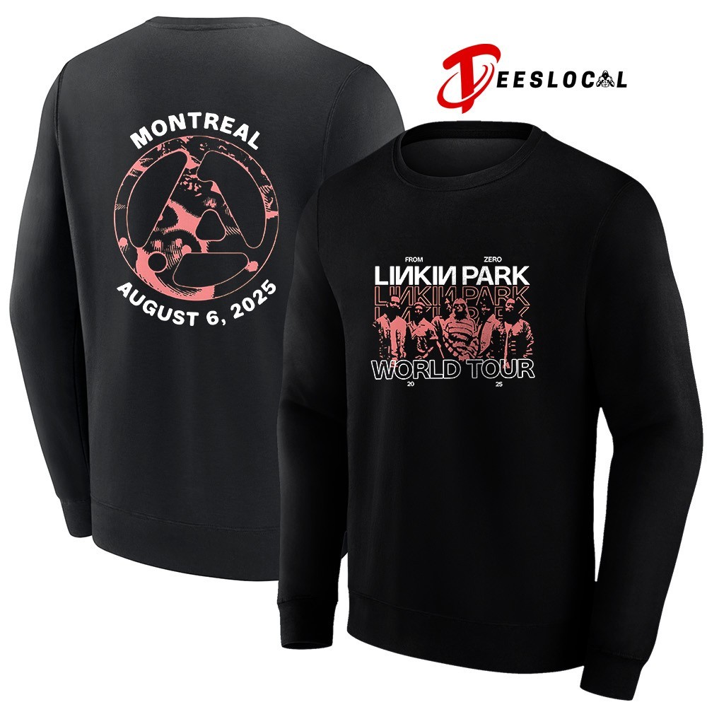 Linkin Park From Zero World tour Montreal 2025 shirt, hoodie