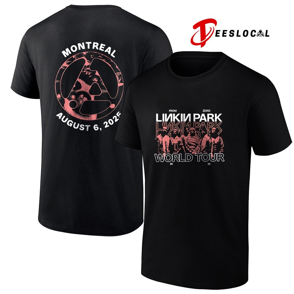 Linkin Park From Zero World tour Montreal 2025 shirt, hoodie