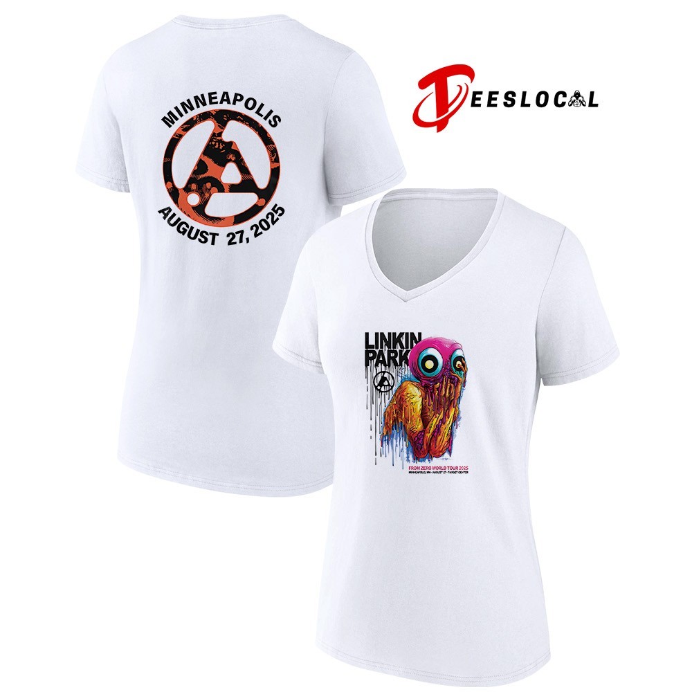 Linkin Park From Zero world tour 2025 Minneapolis art shirt