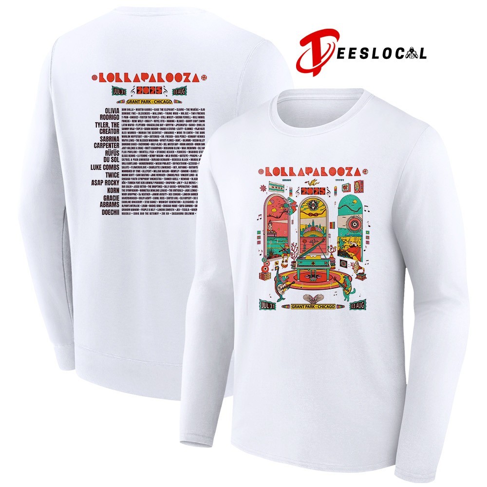 TWICE Lollapalooza 2025 ホワイトTシャツ X L 新品 TWICE