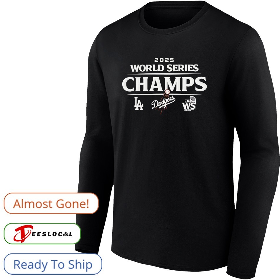 Los Angeles Dodgers baseball World Series Champions 2025 logo