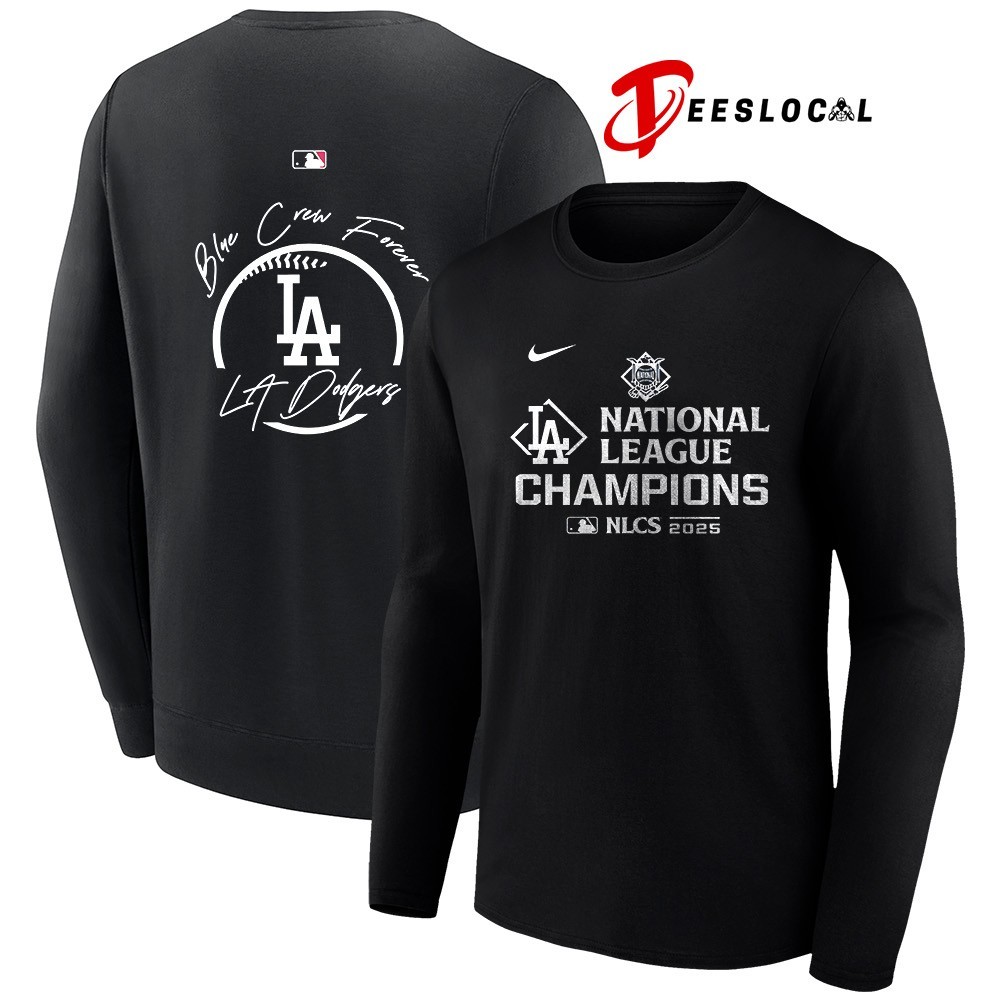 Los Angeles Dodgers x NL Champions 2025 blue crew forever